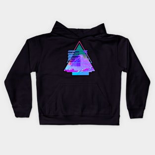 Glitch Mountains Kids Hoodie